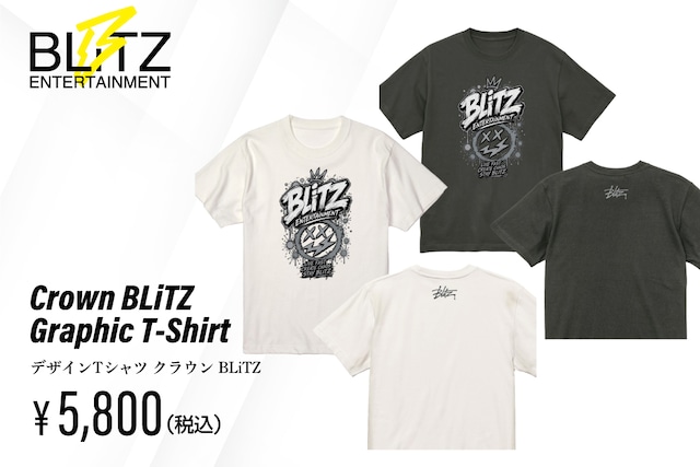 Crown BLiTZ Graphic T-Shirt〜デザインTシャツ クラウンBLiTZ〜