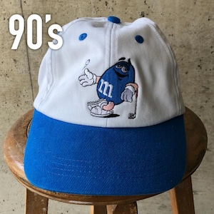 90s 帽子 野球帽 キャップ お菓子 チョコプロモ キャラ エムアンドエムズ