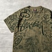 STUSSY / archive multi logo T-shirt size M