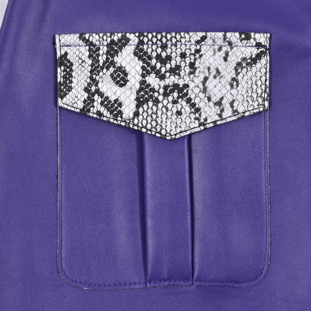 77%OFF】ポケ付パイソンレザースカート | VOLCAN&APHRODITE