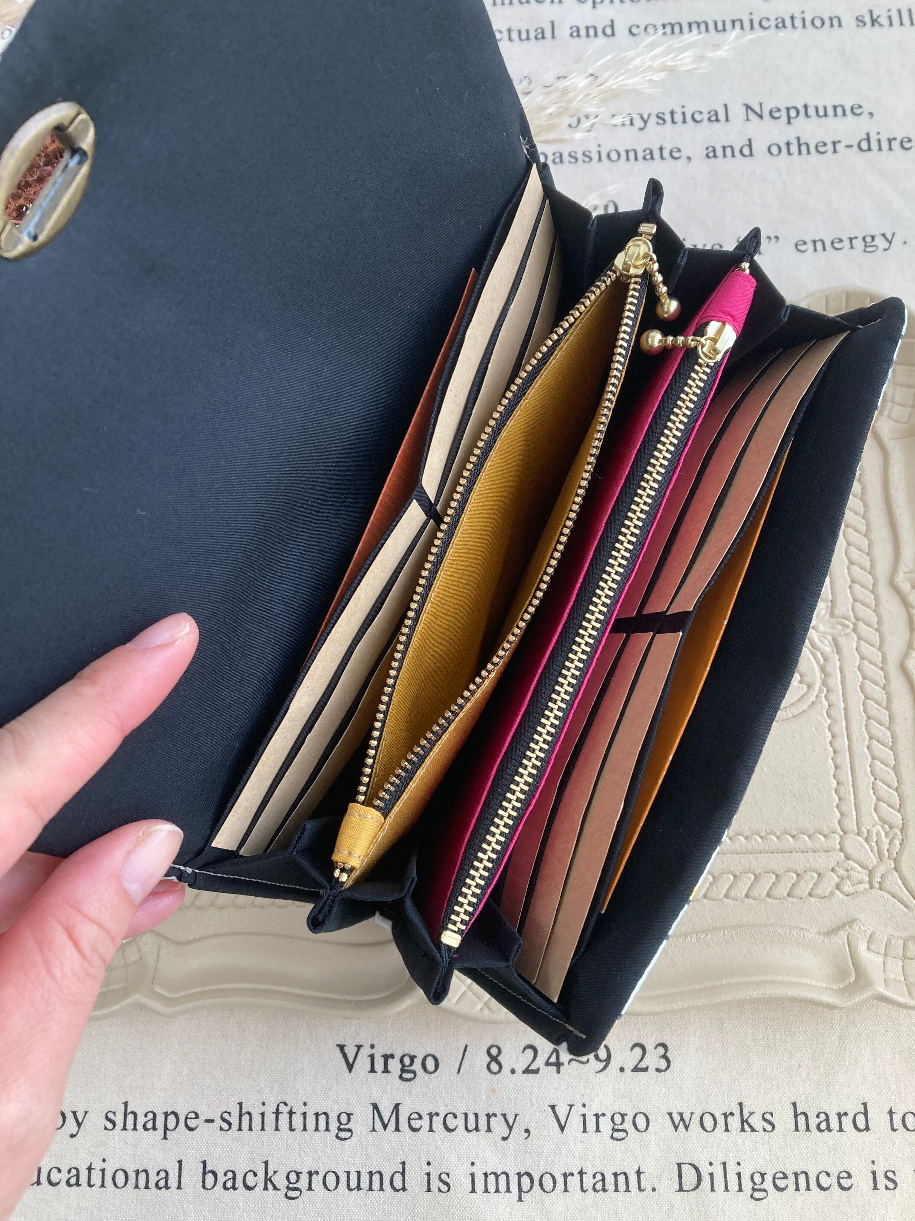 再販3回目▶︎家計のやりくり長財布・猫の手も借りたい（ファスナー