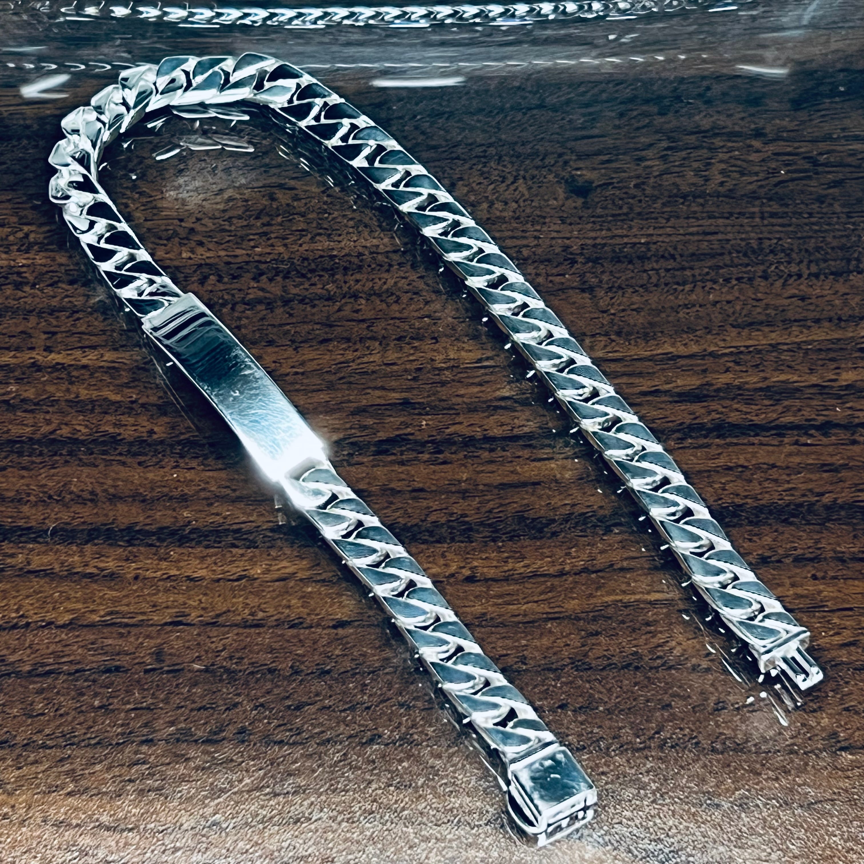 OLD TIFFANY & CO. ID Double Bracelet Sterling Silver | オールド ...