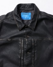 【 Liberaiders 】WASHED LEATHER JACKET