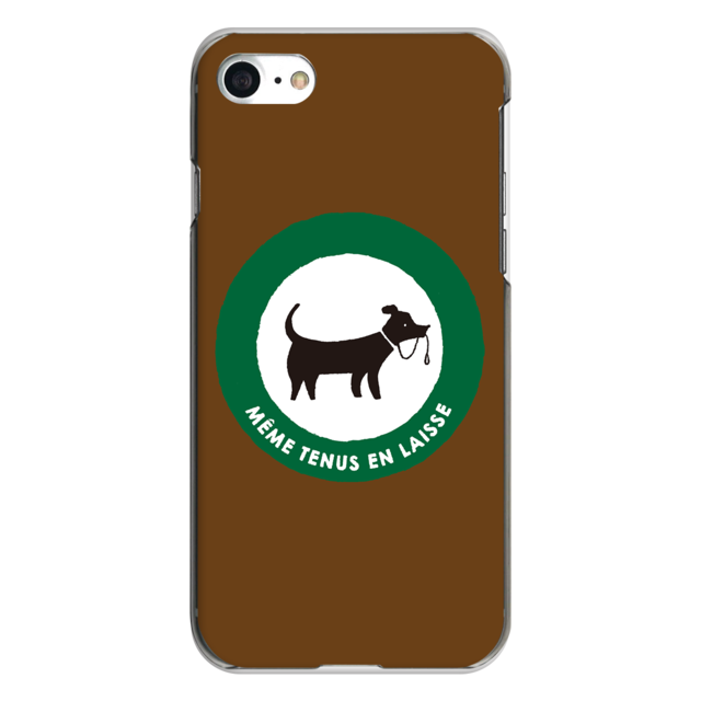 iPhone対応 スマホ ハードケース クリア カフェ 犬 動物 デザイナーズ 【iPhone17 / iPhone16e / AQUOS / Xperia  他 iPhone / Android ほぼ全機種対応】 |desr2770