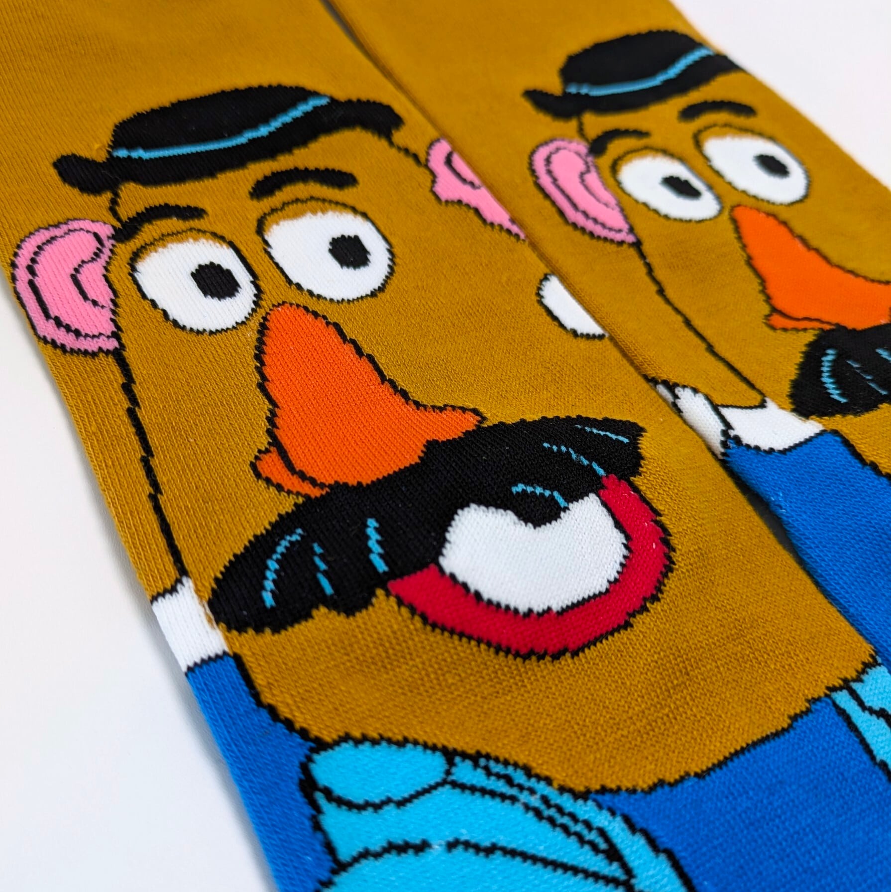 ♧【 crew socks / クルーソックス 】『 トイ・ストーリー / Mr.ポテトヘッド 』 靴下 / ソックス〚アメリカン雑貨 アメトイ〛