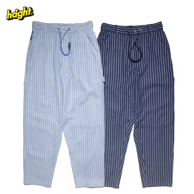 HAIGHT : STRIPE DENIM PAINTER PANTS