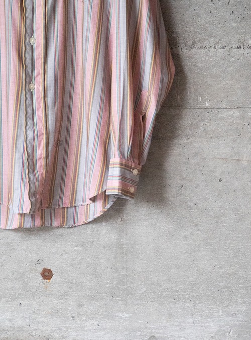 unknown 1970s Union Stamp multi stripe shirt
