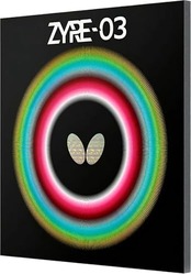 バタフライ(Butterfly) 卓球 ラバー ザイア03 ハイテンション裏ラバー 回転 球持ち レッド 2.5 06140