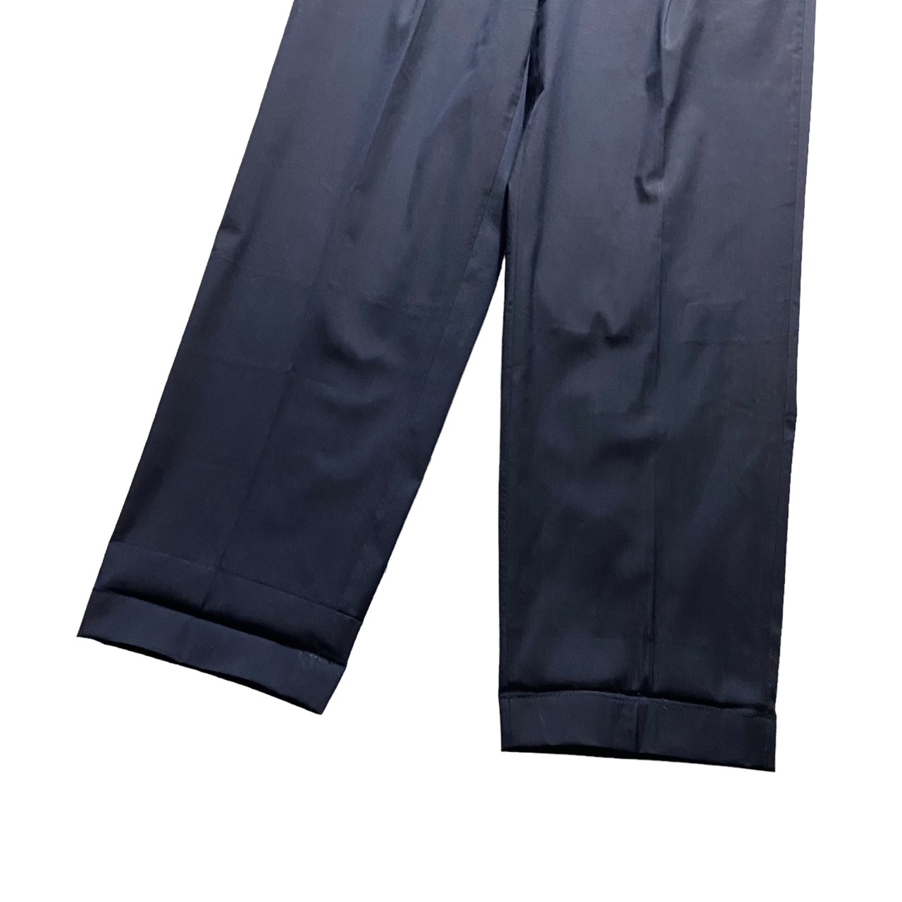 JIL SANDER technical fabric wide tucked pants