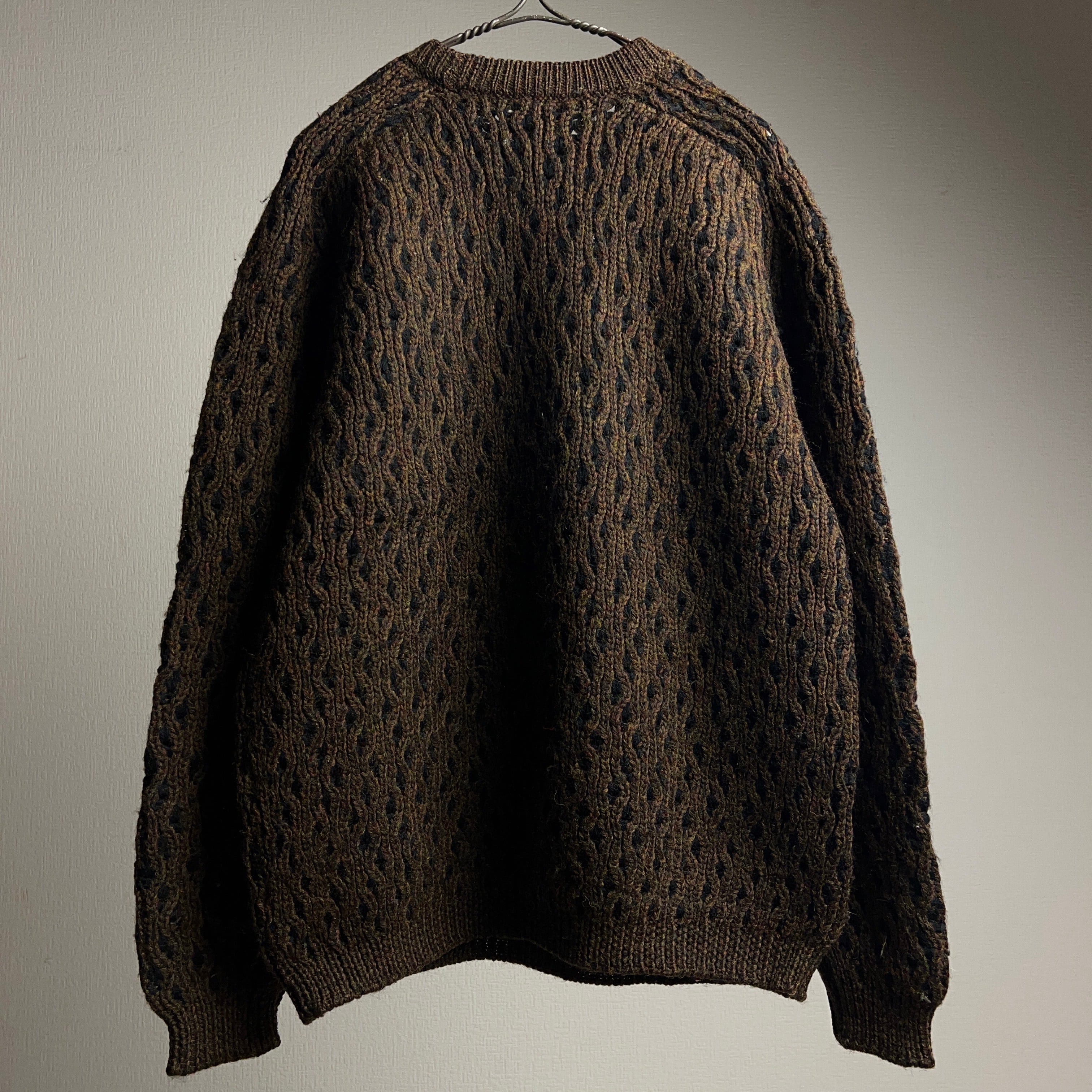 英国製 70's 80's SAKS FIFTH AVENUE Wool Knit Sweater 英国製 70's 80's SAKS FIFTH AVENUE Wool Knit Sweater