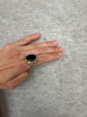 Old India オニキスストーンリング
