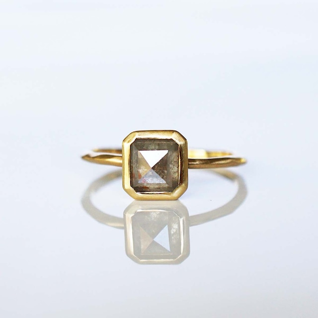 Gravity / Rose Cut Diamond Ring Gray（DR017-YD）