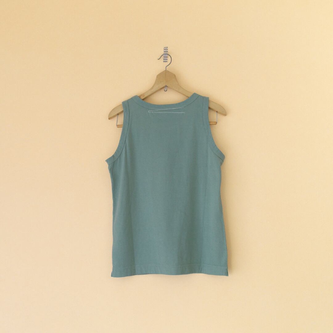 Fabrique en planete terre ファブリケアンプラネテール オリジナル天竺ベーシックタンクトップ