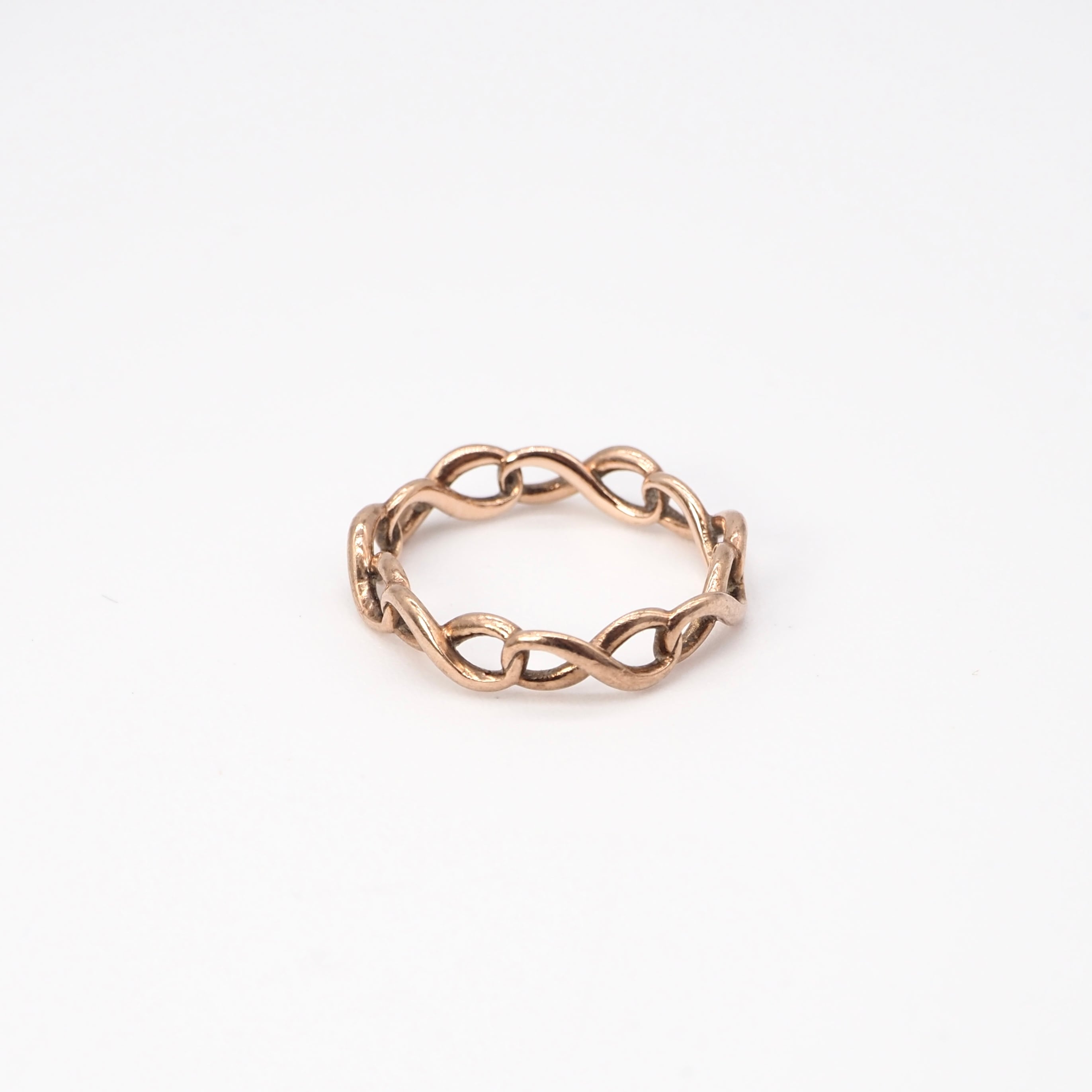 Tiffany&Co. 約7号 インフィニティ ボール リング ルベドメタル