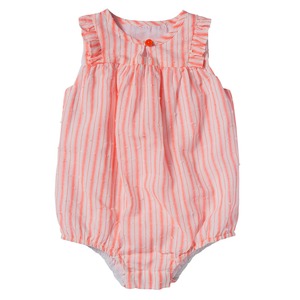 Bonheur Du Jour Romper -Pink Stripe