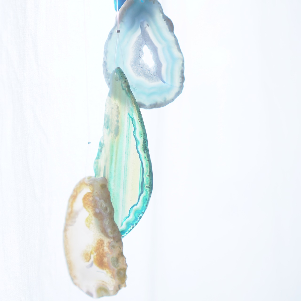 Oasis 10 - アゲートヒーリングチャイム / Agate Sun Catcher Wind Chime 879