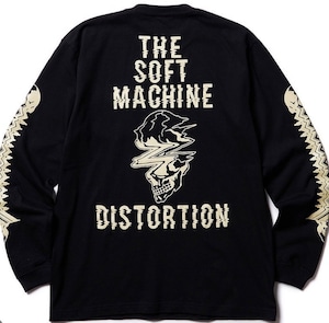 【SOFTMACHINE】ソフトマシーン DISTORTION L/S (BLACK) ロングスリーブTシャツ