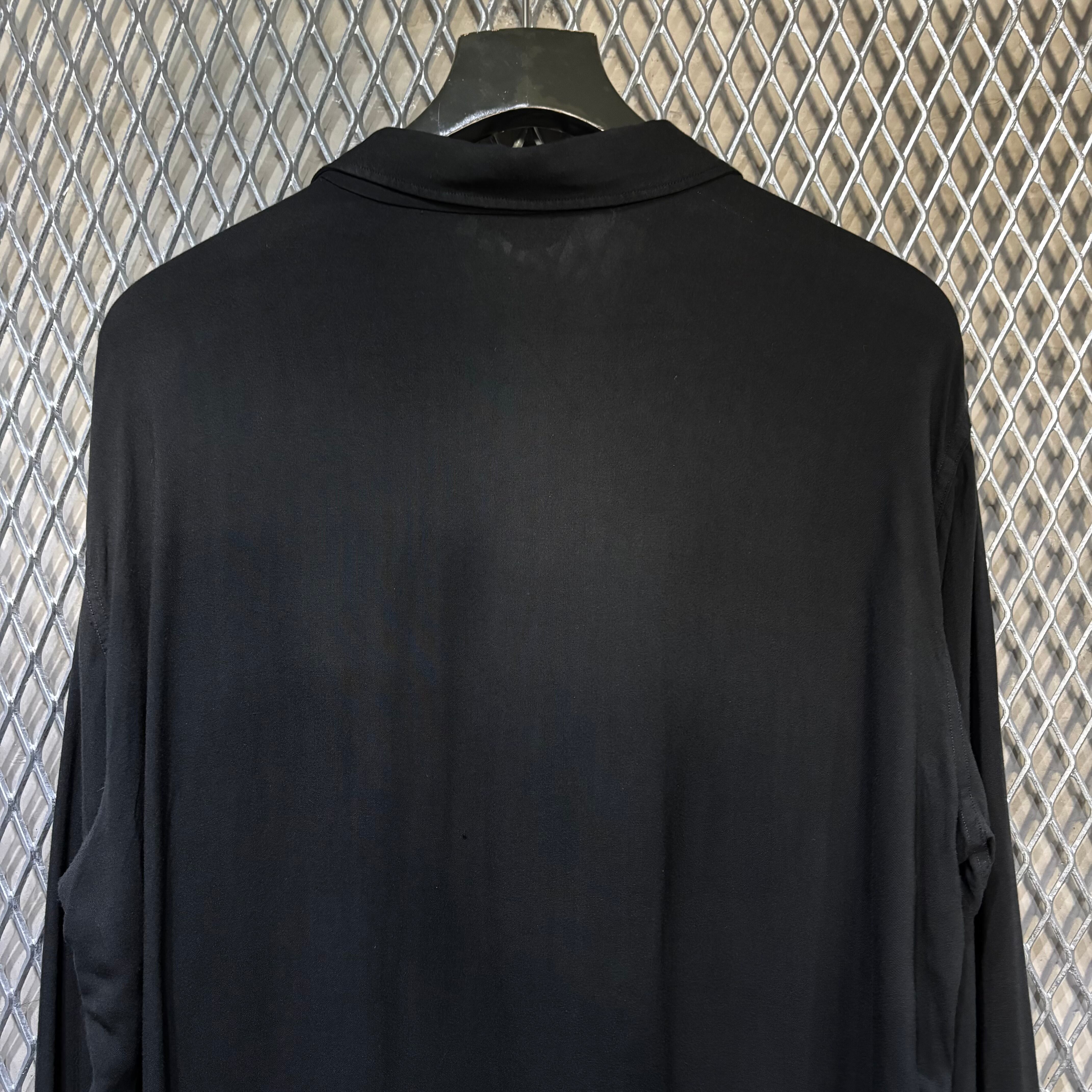 60s【Bud Berma】 L/S Rayon Open Collar Shirt | the Holic vintage