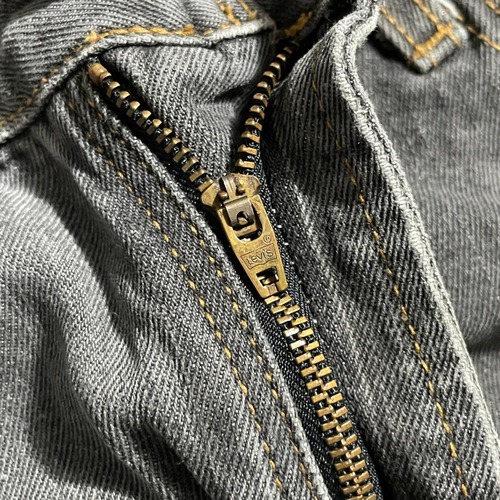 【W34 L34】 香港製 usa levi's 先染ブラック 569 詳細写真11