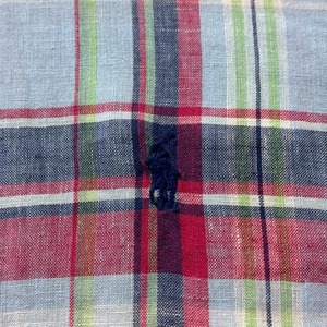 Ralph Lauren LINEN BD shirt 2XB BIG 古着