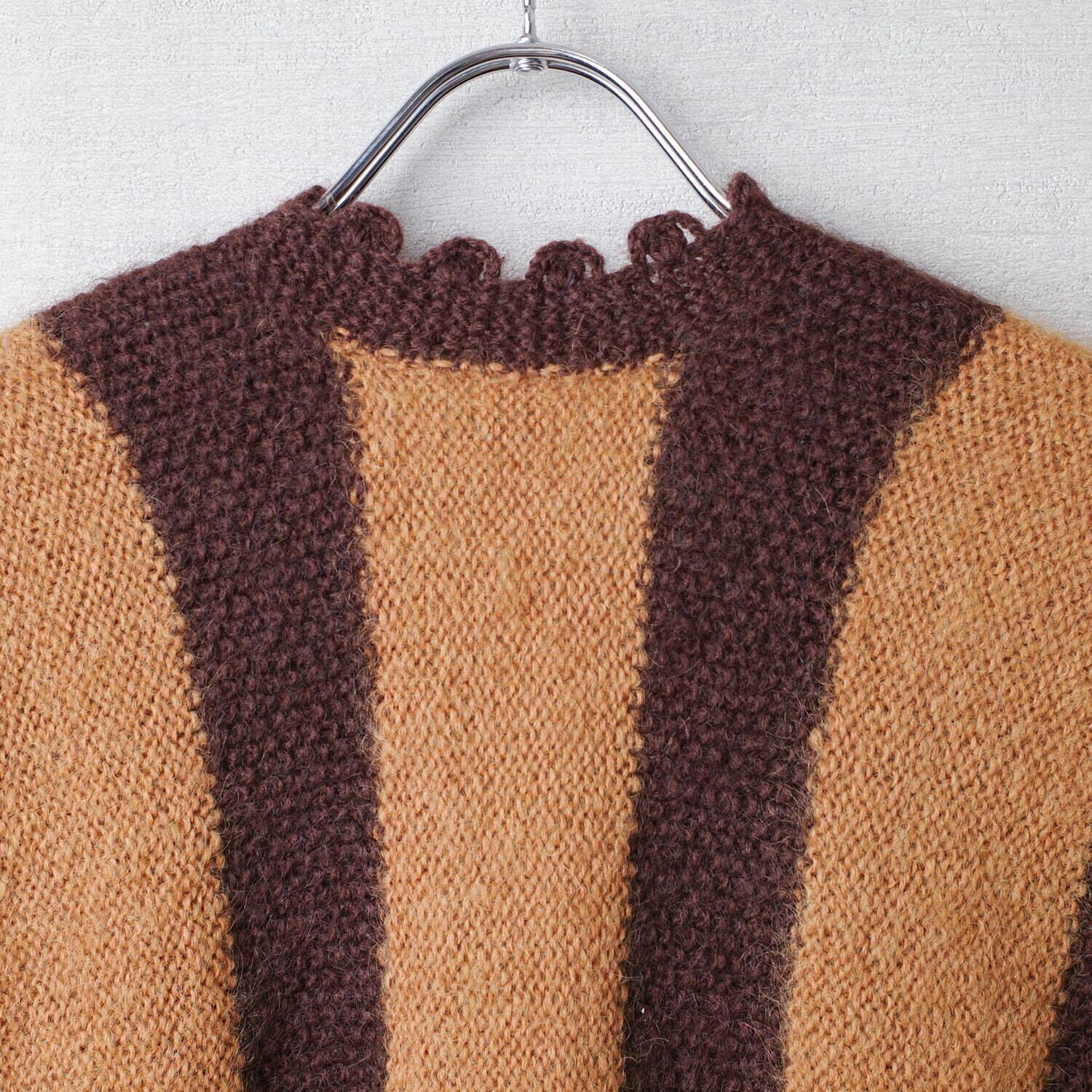 [USED] WOOL SHORTSLEEVE KNIT CARDIGAN