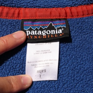 美品 L 10年 CNB コンチネンタルブルー 青シンチラスナップT Patagonia パタゴニア フリース