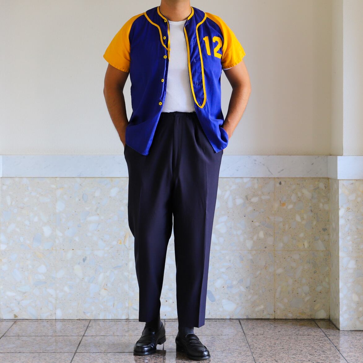 極美品】50s special vintage baseball shirt made in USA excellent