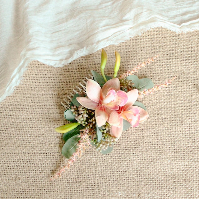 Hair ornament for "Hot color Bouquet "