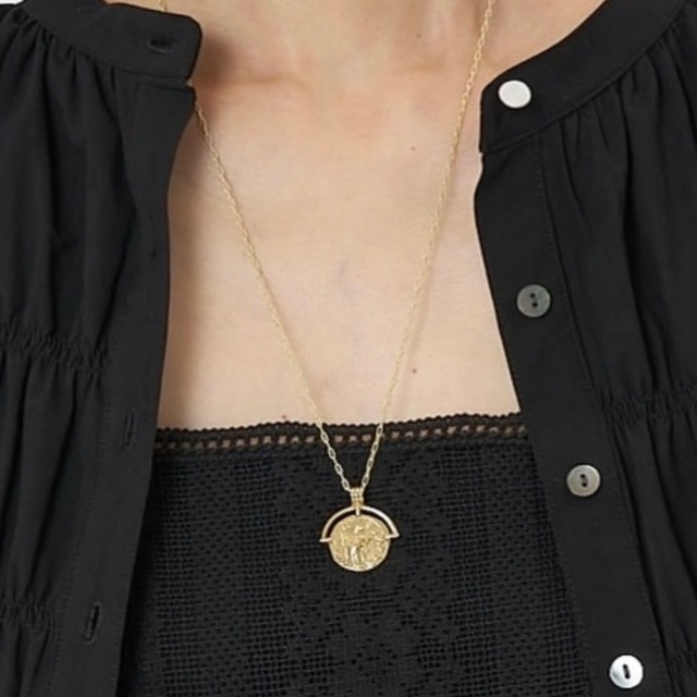 【 CHIGNON 】変形コインネックレス
