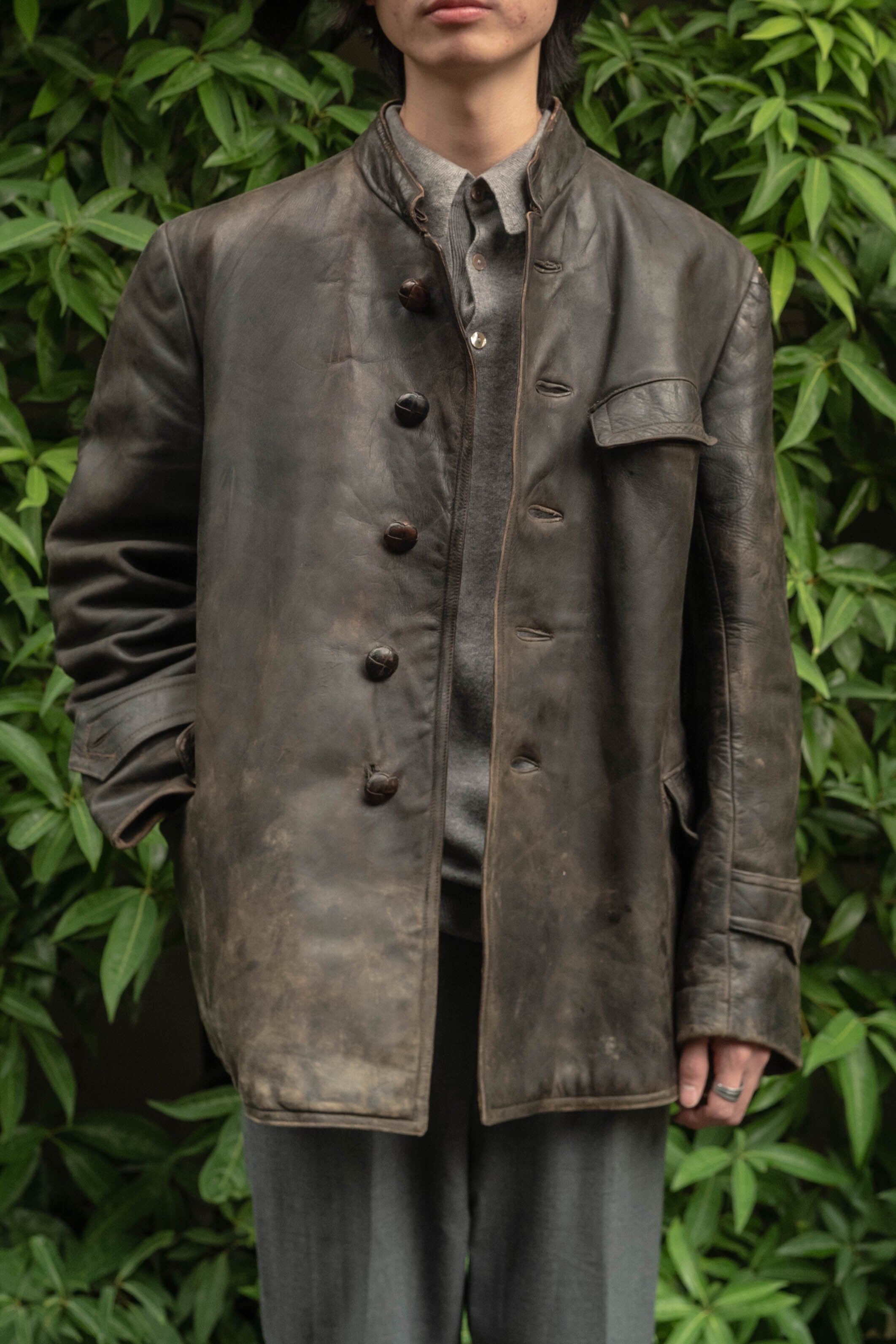 1940s ドイツ Uボートタイプのレザージャケット | militaria & encore