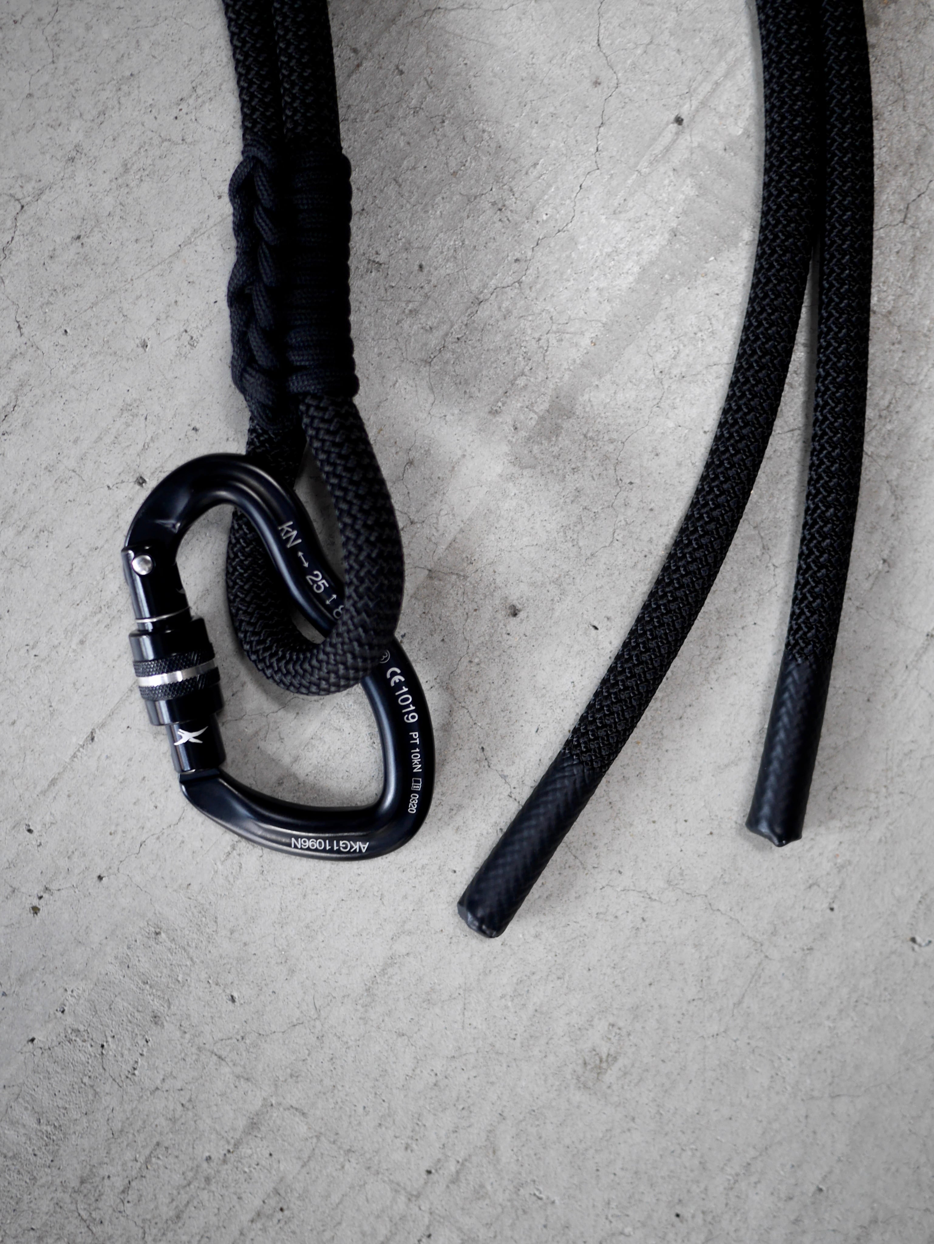 HYKE/CLIMBING ROPE BELT(BLCK)