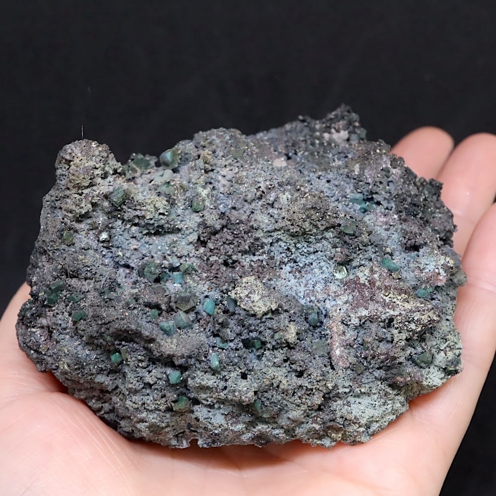 クリソコラ 仮晶ダイオプテーズ！ 珪孔雀石 284g CHS108 鉱物 原石