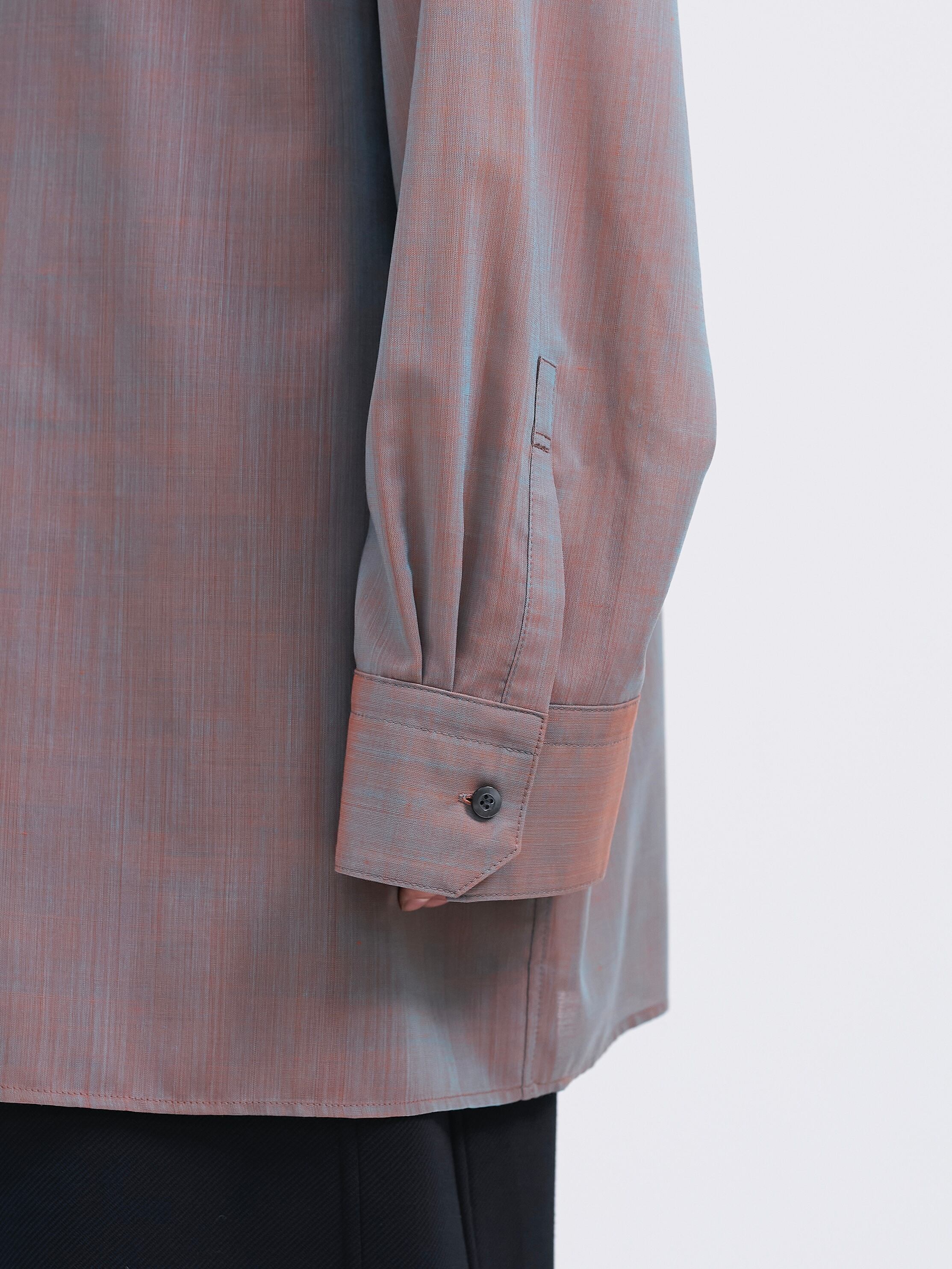 OVERSIZED CHAMBRAY SHIRT【GREIGE】 | lapiis