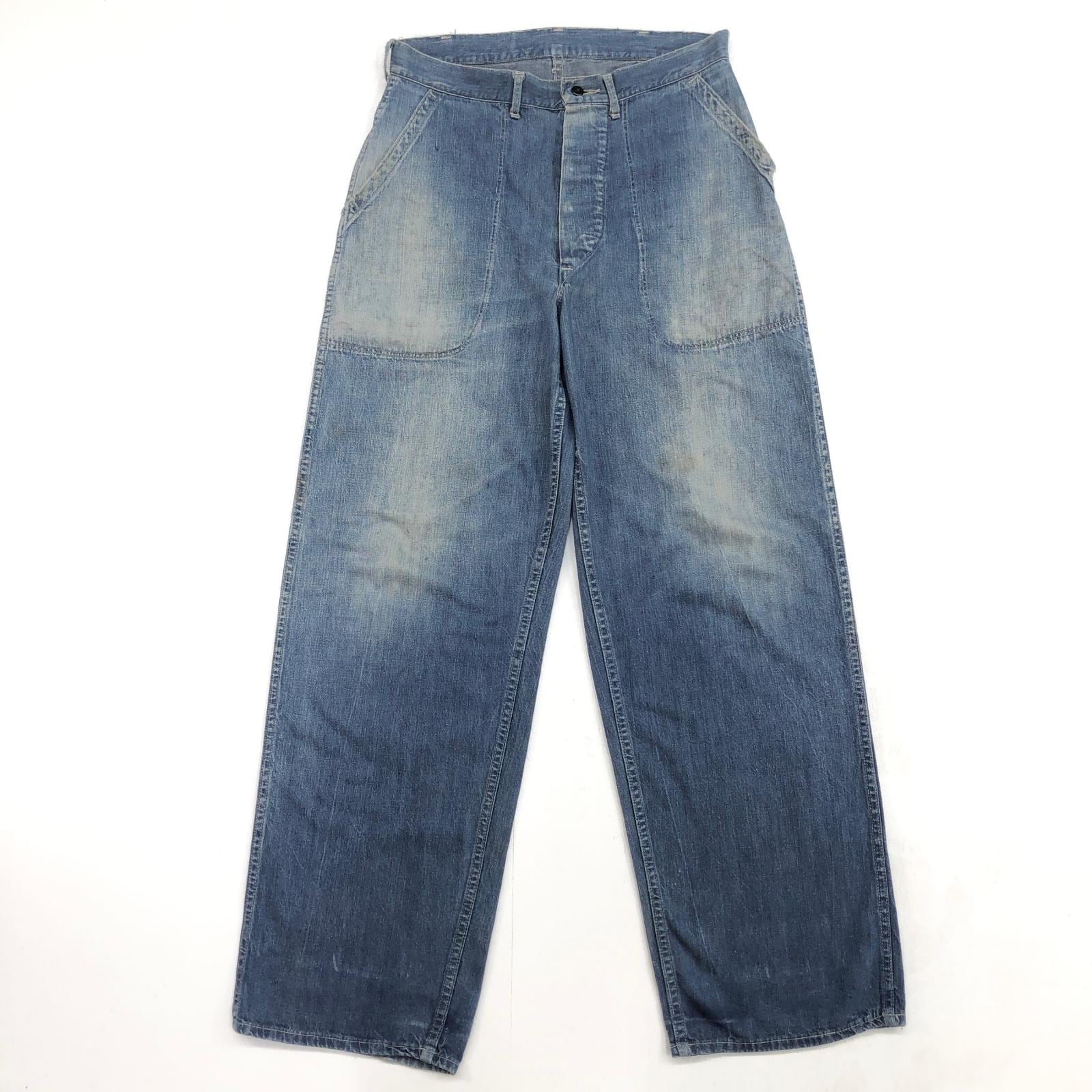 CARHARTT カーハート 40- 50年代 デニム オーバーオール OVERALL 刺繍