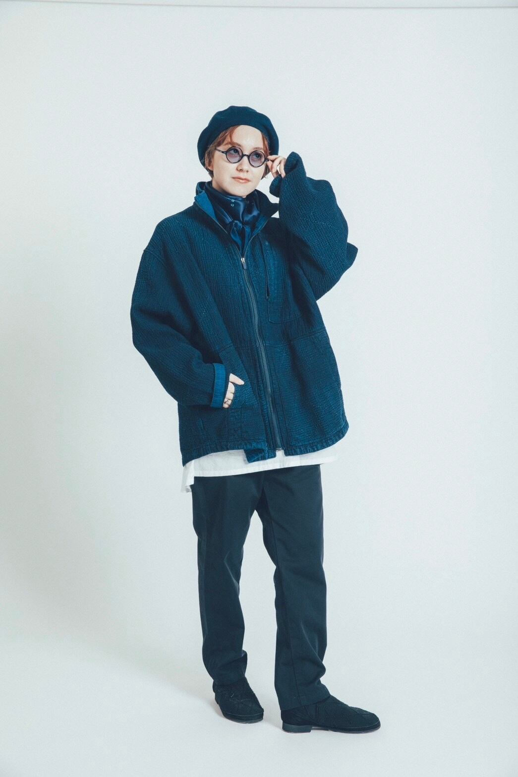 NEW SASHIKO LIGHT ZIP UP JACKET | 【OFFICIAL】PORTER CLASSIC 