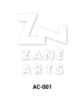 【ZANEARTSゼインアーツ】STICKER カッティングステッカー  ホワイト(AC - 001)・ブラック(AC - 002)