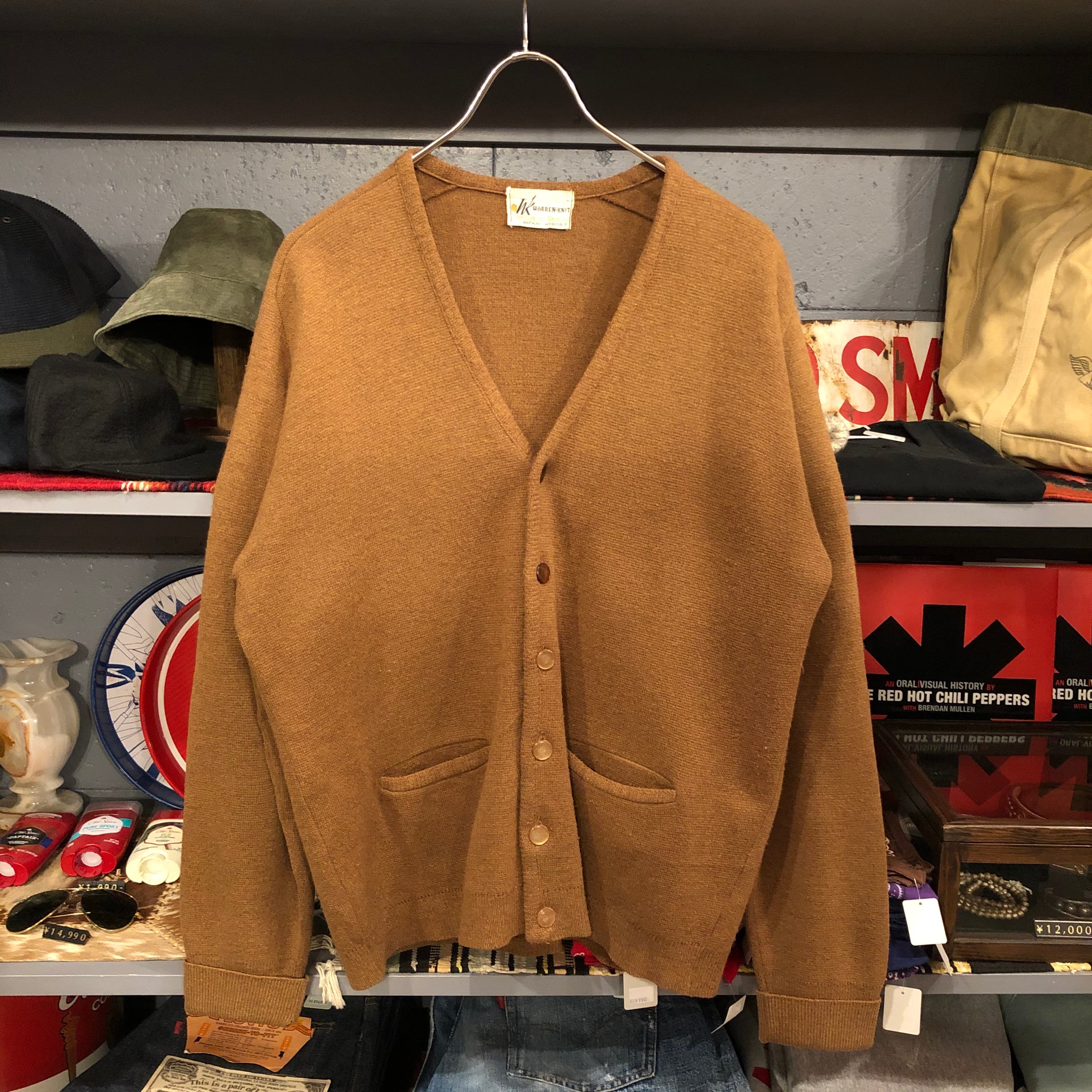60-70s WARREN-KNIT Acrylic×Wool Knit Cardigan | VOSTOK 60-70s WARREN-KNIT Acrylic×Wool Knit Cardigan | VOSTOK
