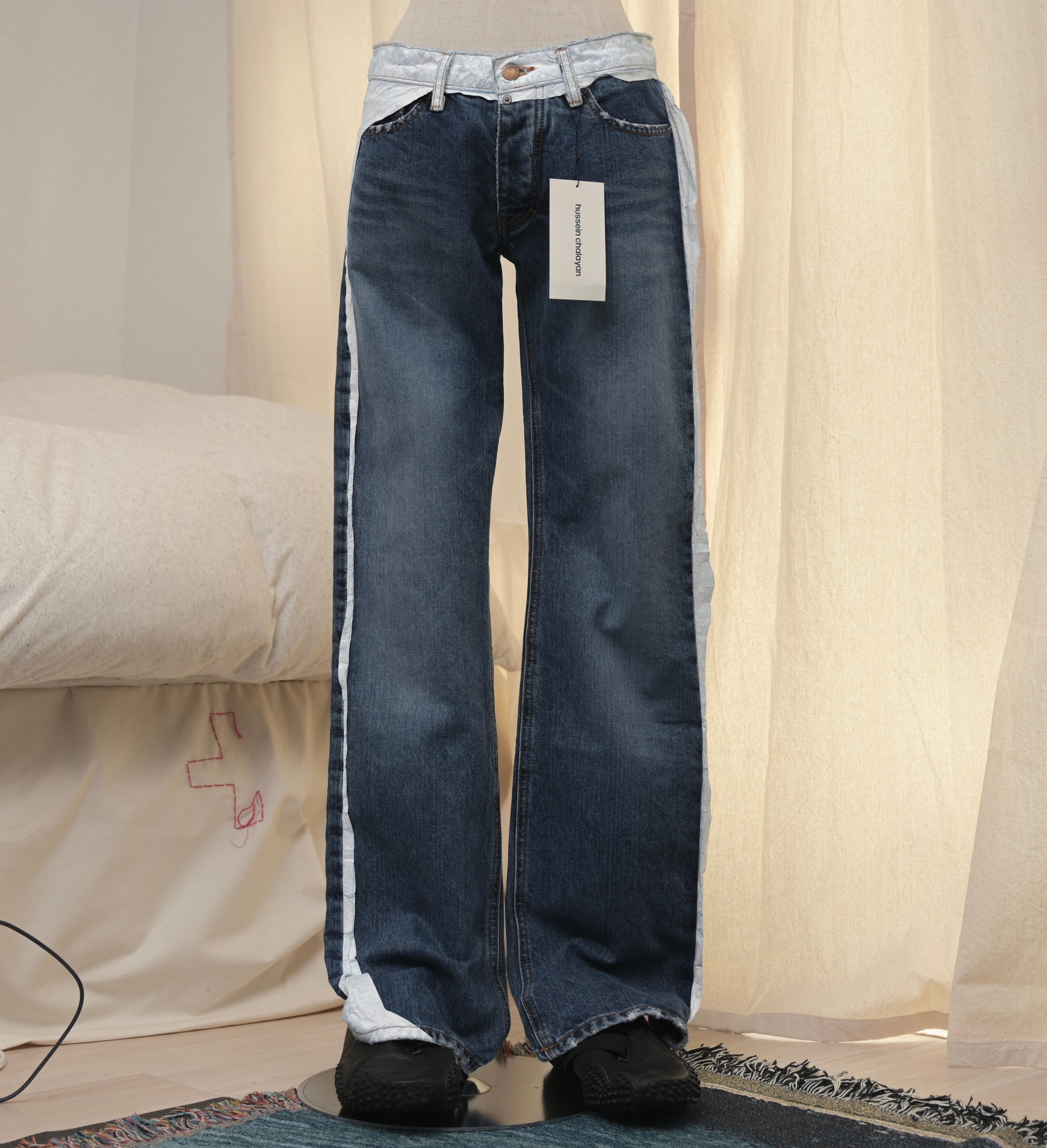 hussein chalayan デニム 46 ジーンズ　ジーパン hussein chalayan デニム 46 ジーンズ ジーパン hussein chalayan