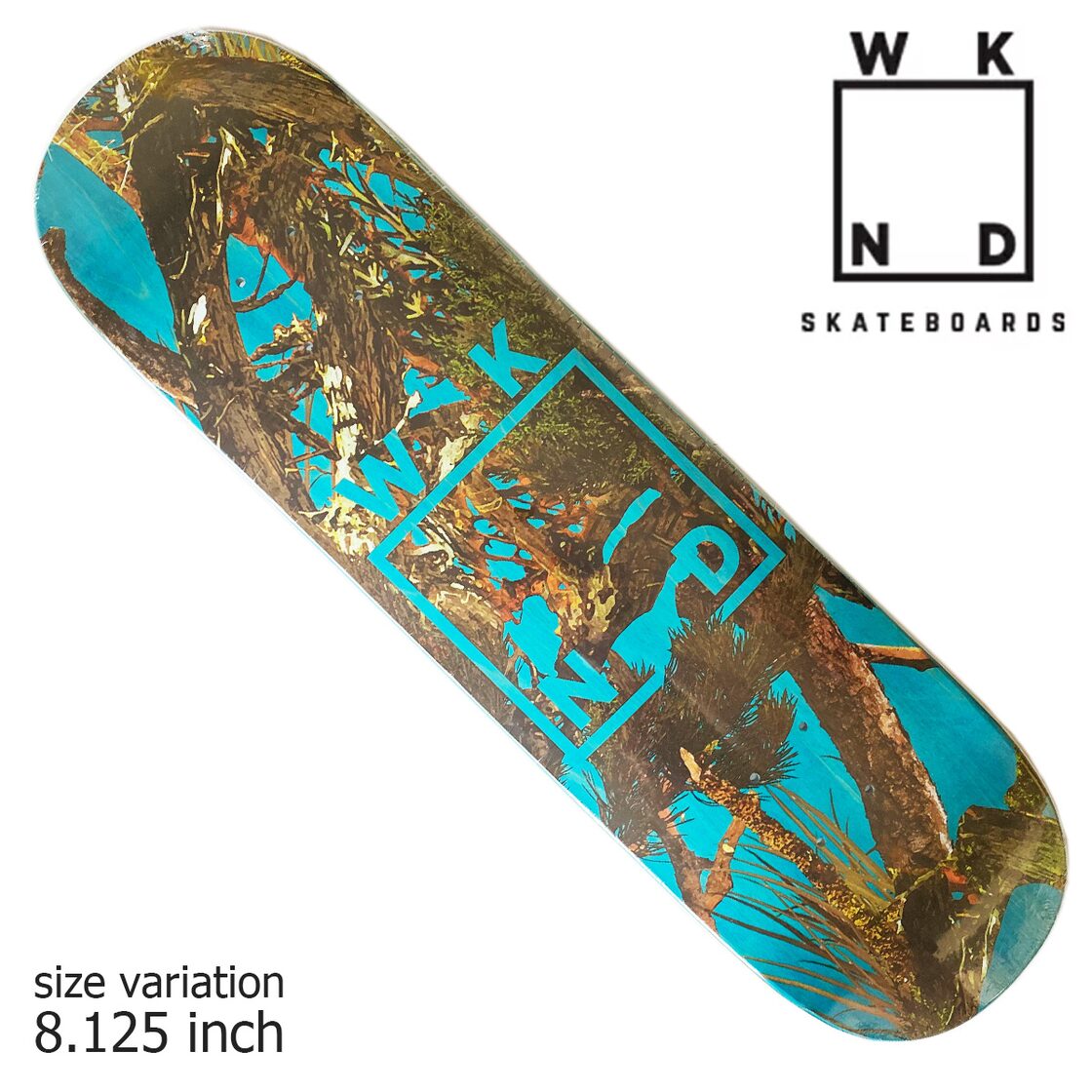 WKND TEAM COMO LOGO BLUE inch ウィークエンド デッキ スケート