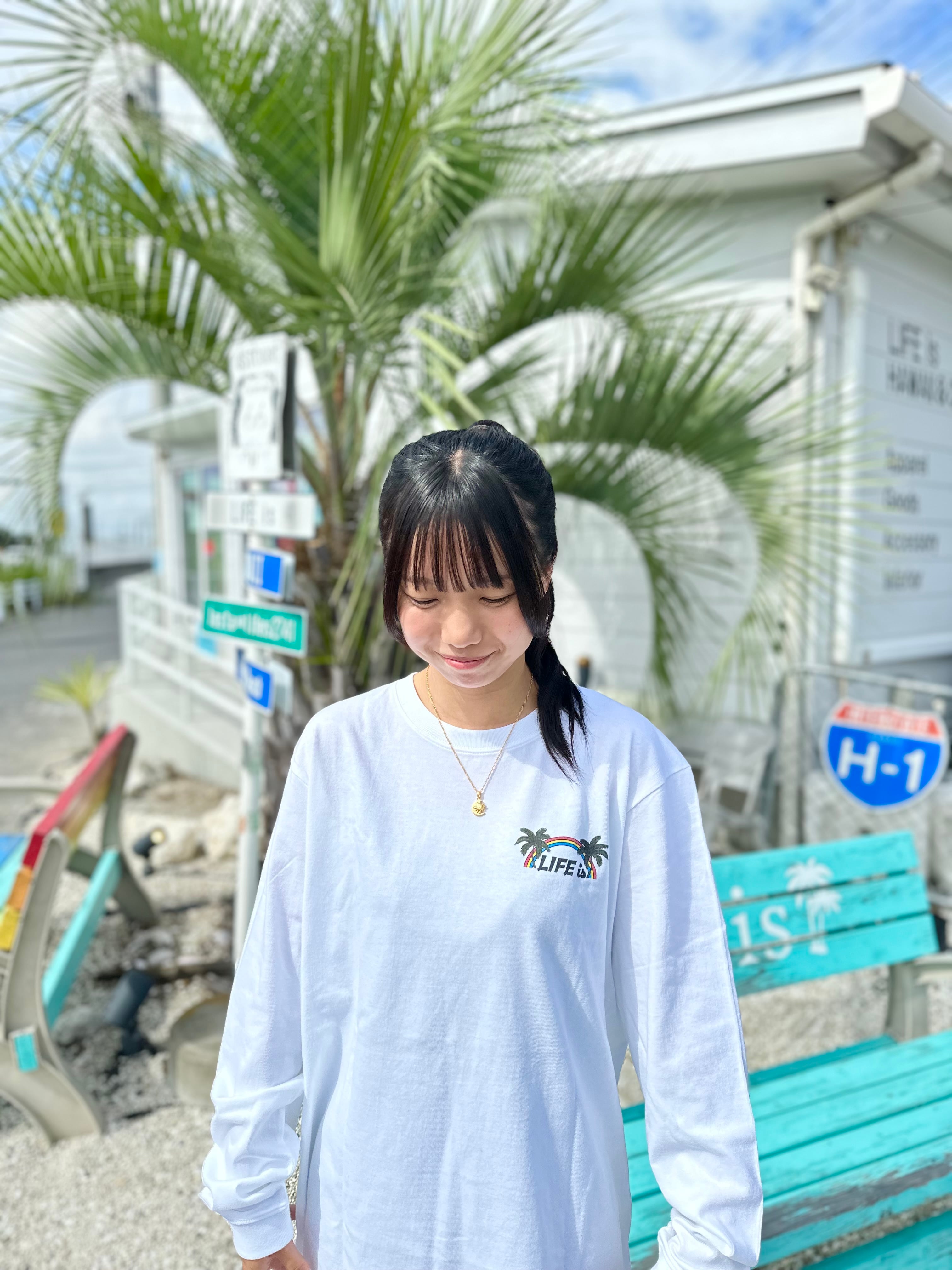 LIFE is × TAMOコラボ フルカラーロンT ￥9,900(￥10,890)