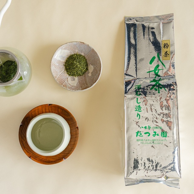 八女茶粉茶500ｇ｜大容量・業務用にもおすすめ｜たつみ園 画像