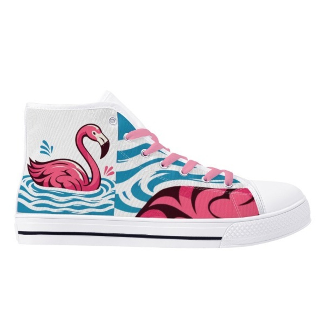 Women's High Top Canvas Shoes Swim 4410