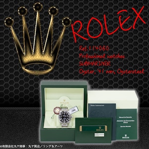 ロレックス:サブマリーナー/Ref.114060型/海外ギャランティ付属/G番=2010年製造/フル駒/Rolex Oyster Perpetual Submariner/ノンデイト