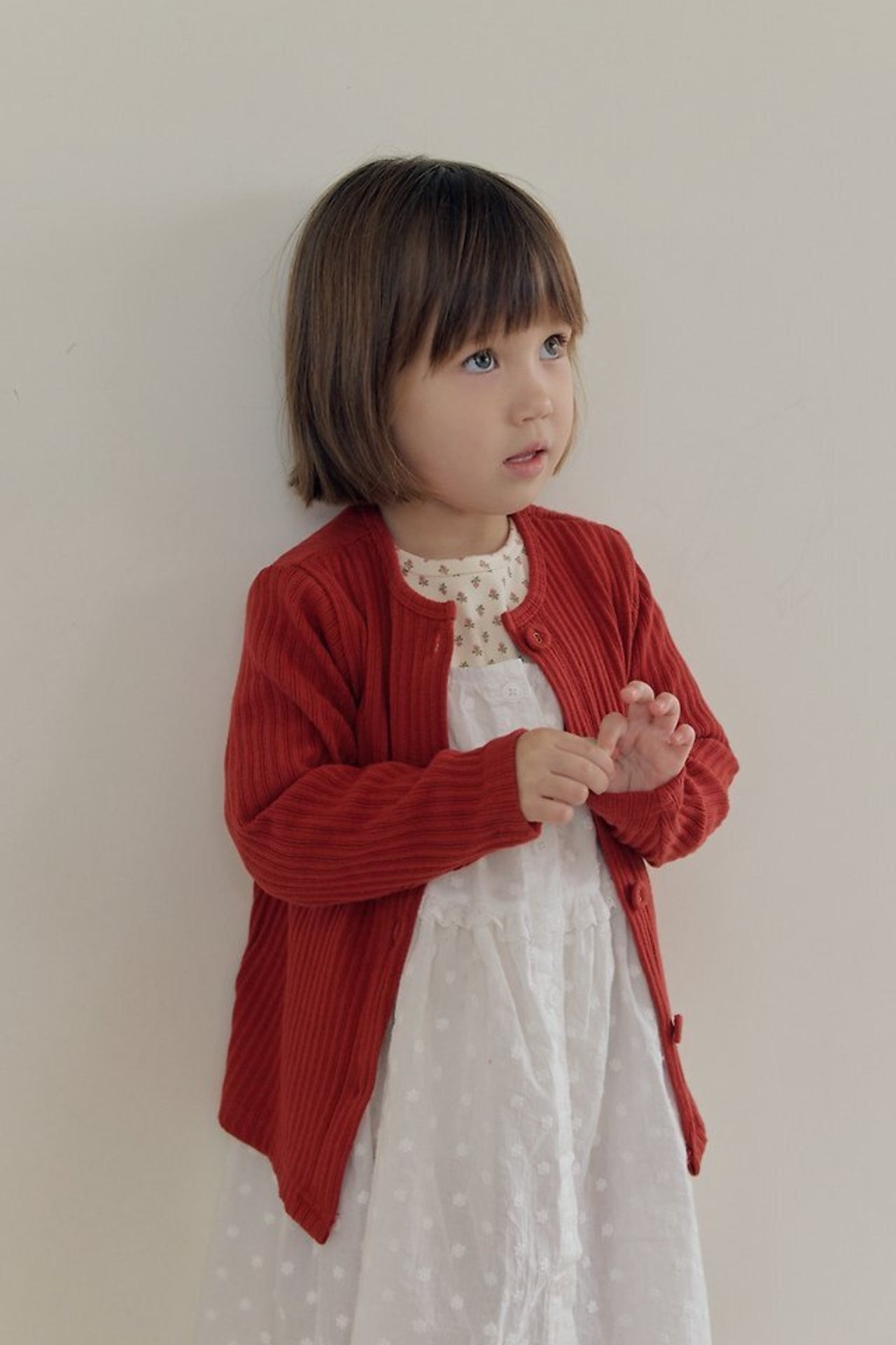 【取寄】MOME ソフトフラワーTシャツ|秋服|韓国子供服| 26/AT