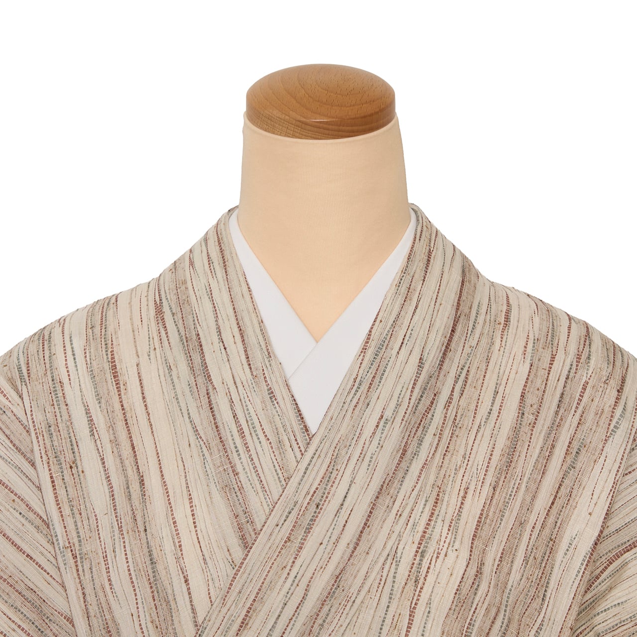 吉澤与市 「染織工芸館」 柳絞り染 十日町紬単衣着物【中古】 | かわの屋