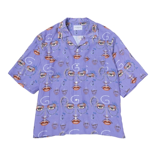 【Black Weirdos】Aloha Shirt(Purple)〈国内送料無料〉