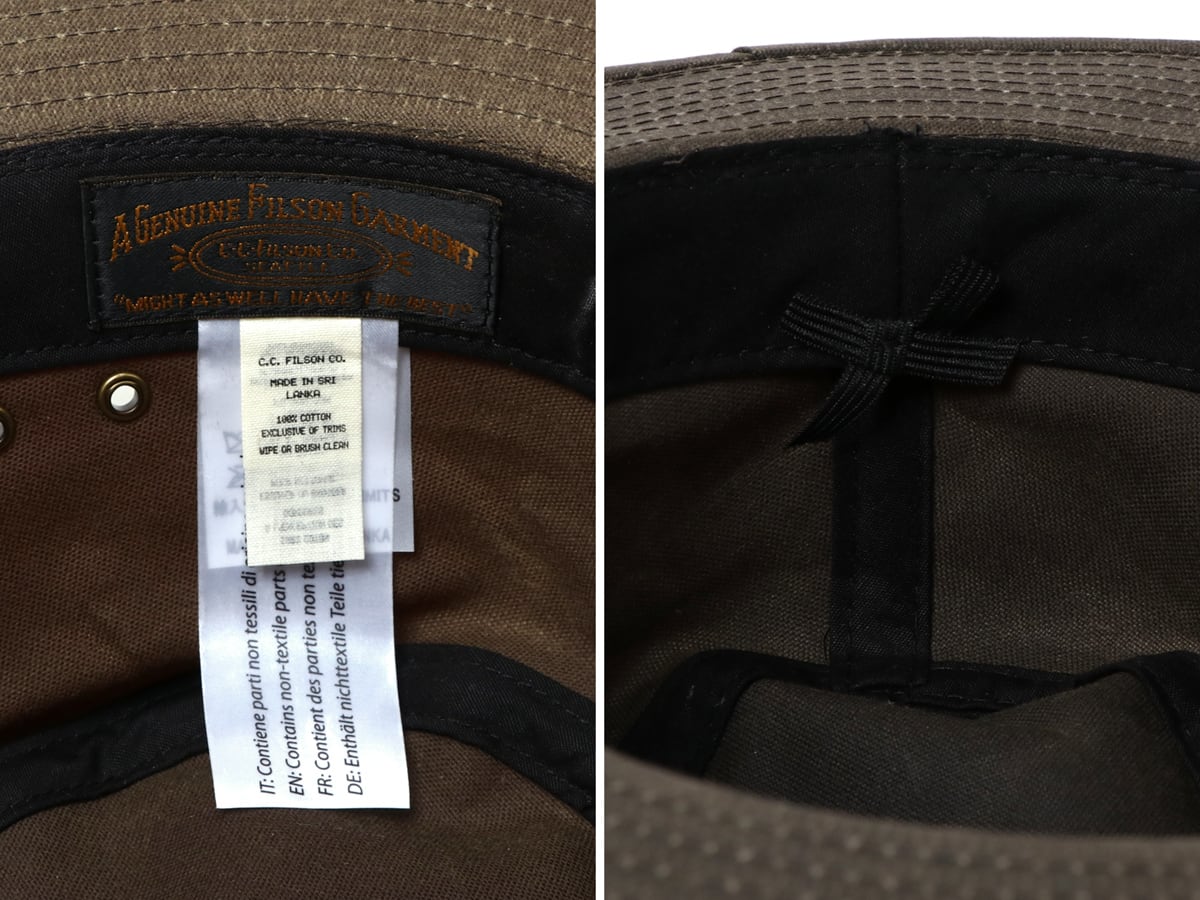 FILSON フィルソン 20211128 ティンクロス パッカー ハット OTTER