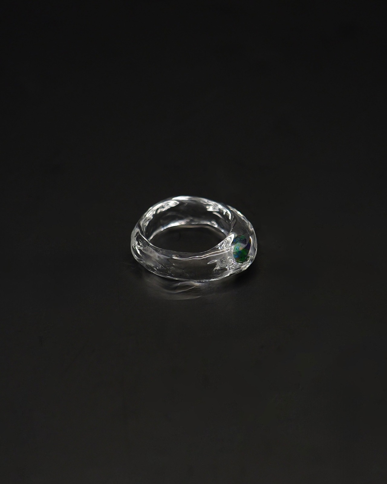 SENTE - LUMIEF OPAL：Rough Ring Main Color: Black：16号 no.04