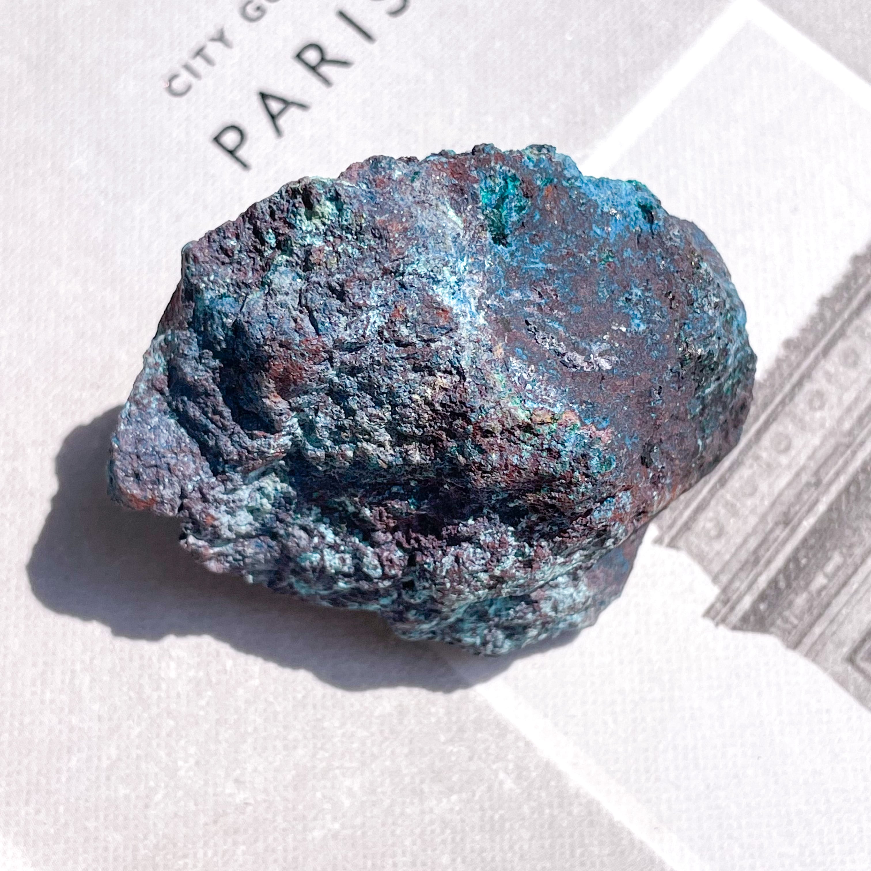 Chrysocolla & Dioptase 2 ✧ クリソコラ & ダイオプテーズ (共生原石