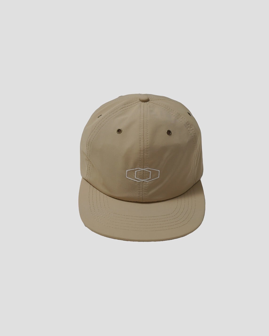 Dual Logo Nylon Cap IVORY | CRATE ATHLETICS